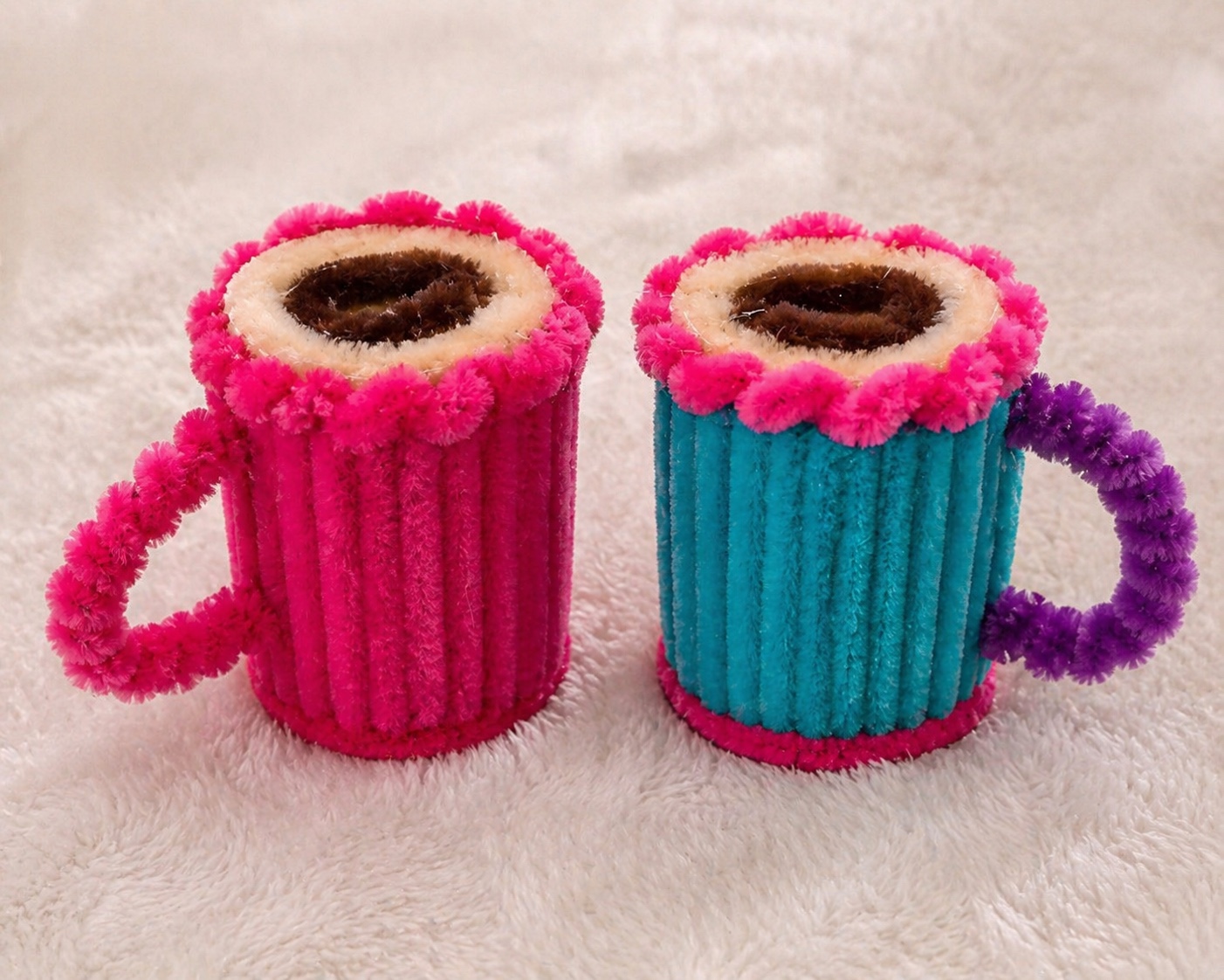 Pipe cleaner cup crafts