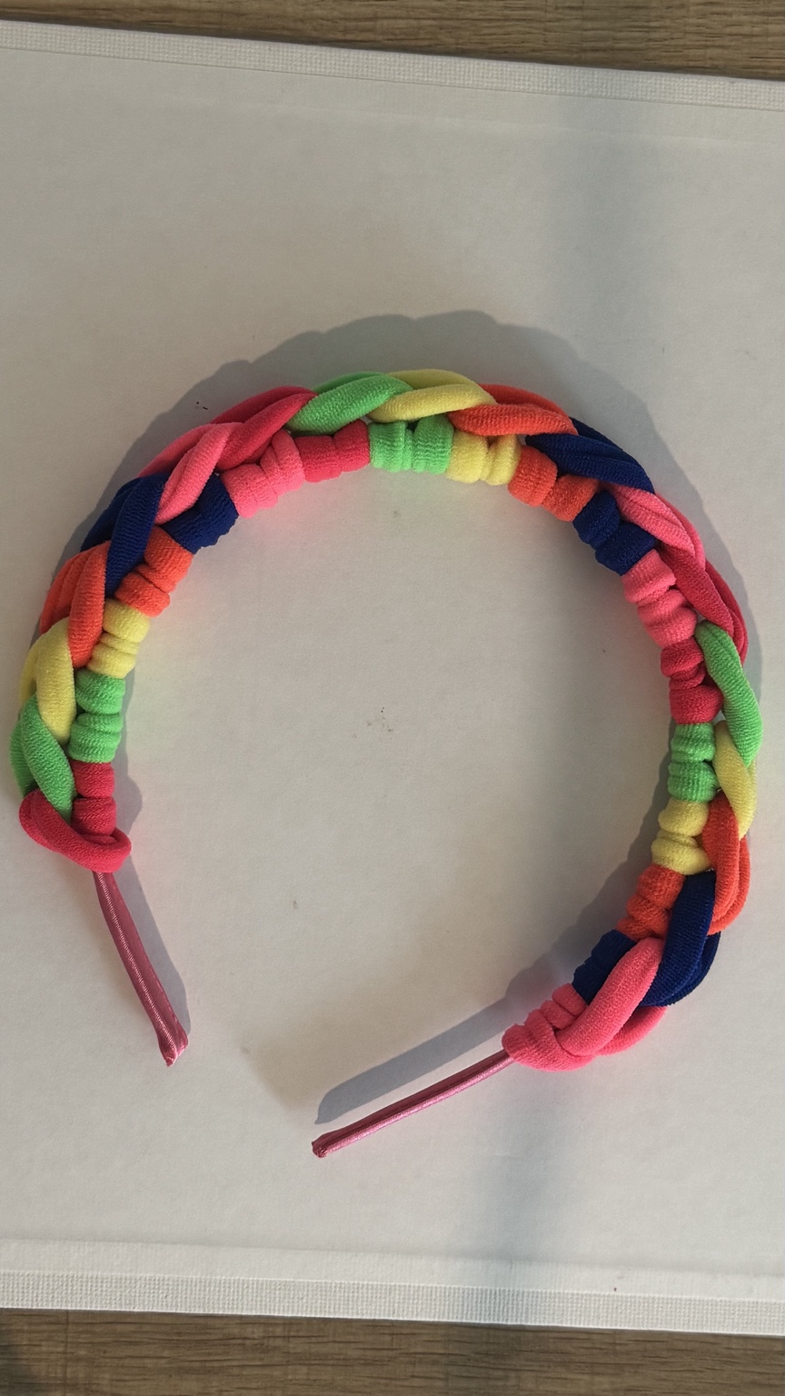 Rainbow headband craft